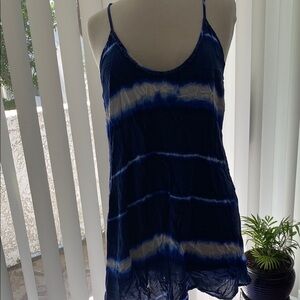 Apt. 9 Navy and Cream Striped Mini Dress